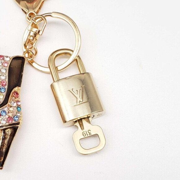 Authentic Louis Vuitton Lock & Key with unbranded Bagcharm, Keycharm, Keychain - Picture 6 of 8